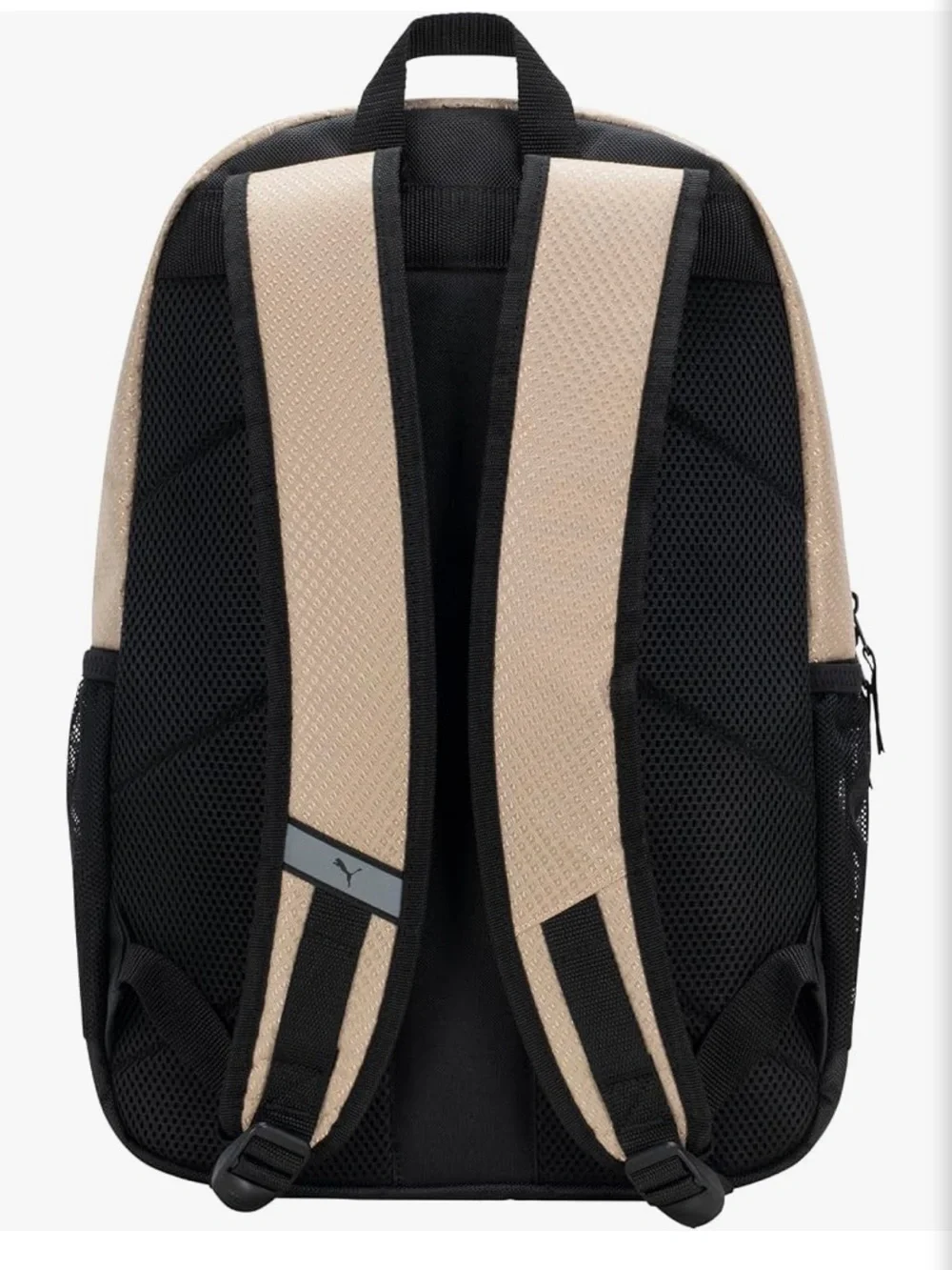 PUMA unisex Contender 3.0 Backpack in tan/gold combo 📚